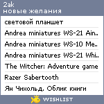 My Wishlist - 2ak