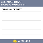 My Wishlist - 380505941828