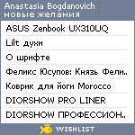 My Wishlist - 3952746f