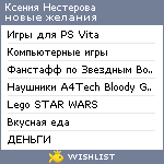 My Wishlist - 3c64bb97