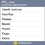 My Wishlist - 450_ovec