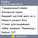 My Wishlist - 4djalina