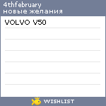 My Wishlist - 4thfebruary