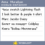 My Wishlist - 50e2ebac