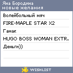 My Wishlist - 51ad2bbc