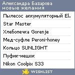 My Wishlist - 53bb49cc