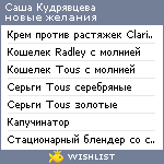 My Wishlist - 56082cc6