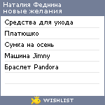 My Wishlist - 5aa0a440