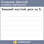 My Wishlist - 629fa937