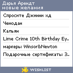 My Wishlist - 6f9f4a8a
