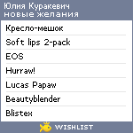 My Wishlist - 733c0a45