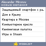 My Wishlist - 7a2d8d5f