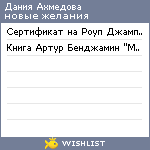 My Wishlist - 7e707eca