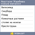 My Wishlist - 7fdccce6