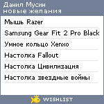 My Wishlist - 808f7098