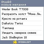 My Wishlist - 8tosik8