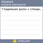 My Wishlist - 9004842