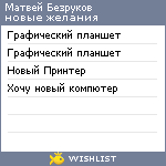 My Wishlist - 92f701a7