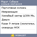 My Wishlist - a10dd9e1