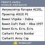 My Wishlist - a1bb2a5e