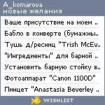 My Wishlist - a_komarova