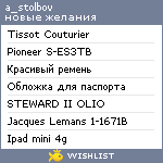 My Wishlist - a_stolbov