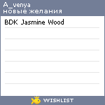 My Wishlist - a_venya