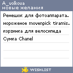 My Wishlist - a_volkova