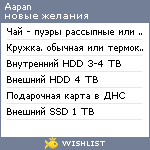 My Wishlist - aapan