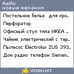 My Wishlist - aashv