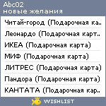 My Wishlist - abc02