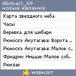 My Wishlist - abstract_69