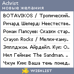 My Wishlist - achrist