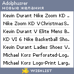 My Wishlist - adolphusrer