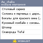 My Wishlist - ae_chaika