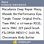 My Wishlist - aewa