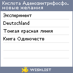 My Wishlist - afterthefall