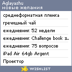 My Wishlist - aglayashu