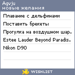 My Wishlist - agvju