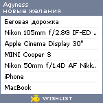 My Wishlist - agyness