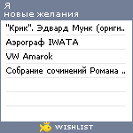 My Wishlist - ahashka