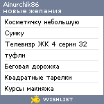 My Wishlist - ainurchik86