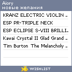 My Wishlist - aiory