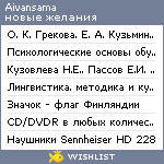 My Wishlist - aivansama