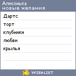 My Wishlist - ajiucohbka