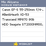 My Wishlist - akiyama_mio