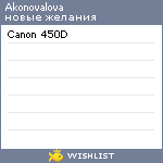 My Wishlist - akonovalova