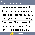 My Wishlist - akv