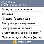 My Wishlist - al_chenko