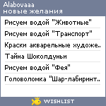 My Wishlist - alabovaaa